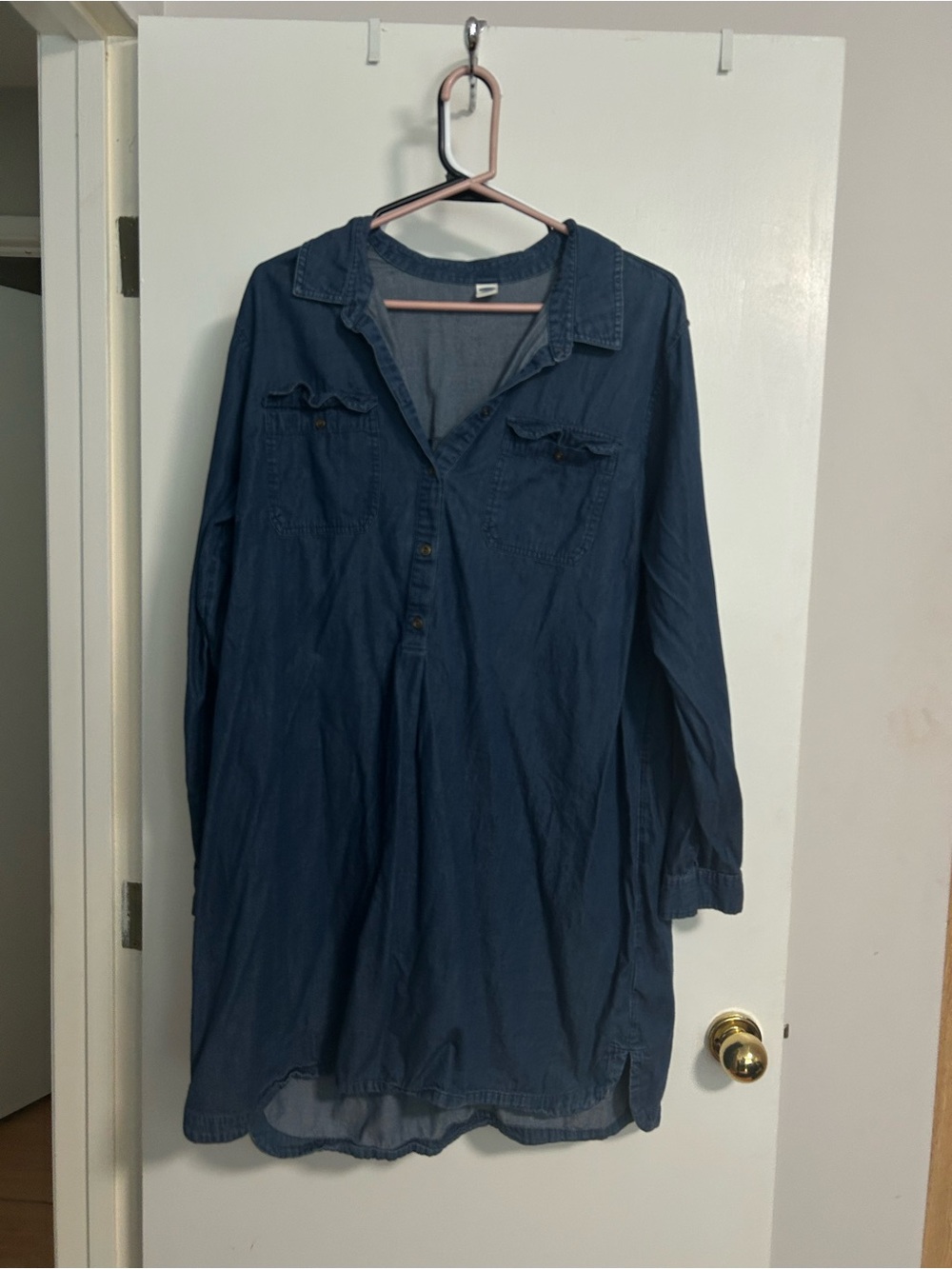 Old Navy Light Blue Chambray Dress